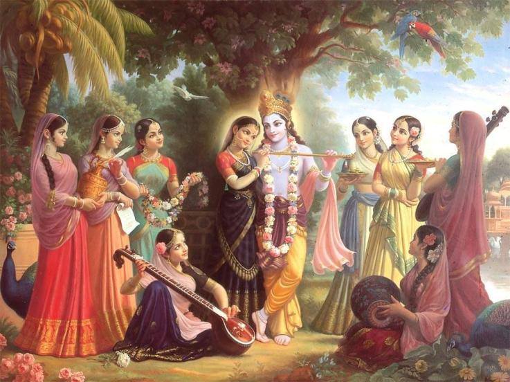 Radha e Krishna (A Natureza da Divindade) - Paresha 